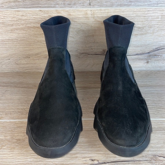 Camper Dub Ankle Pull On Boots Black Suede Women’s 41 US 10 K400078-002 VGUC HTF - Picture 2 of 10